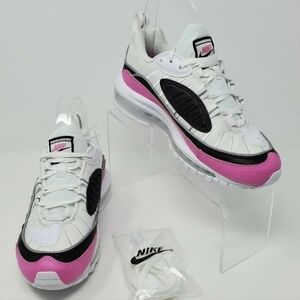 Nike Air Max 98 China Rose & Black Womens Running Shoes Size 5 AT6640-100 New
